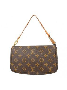 Louis Vuitton Pouch Monogram Pochette Brown